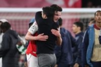 初の2年連続CLベスト4…アーセナル指揮官はライスを絶賛「出場する可能性はなかったのに…」