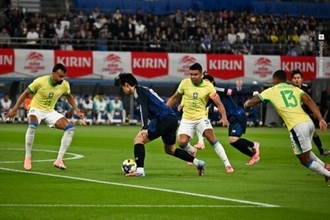 日本代表に敗れたブラジル代表、2点リードからの逆転負けは73年ぶり…2014年以来の屈辱も