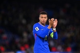 フランス代表FWエンバぺが右足首の治療で代表離脱…W杯出場決定の翌日にレアルに復帰