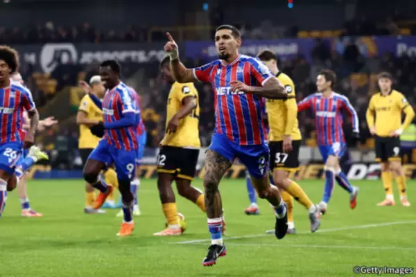 クリスタル・パレスが新体制初陣の最下位・ウルヴァーハンプトンに勝利し暫定4位に浮上、鎌田大地は先発出場で攻守に良い動き