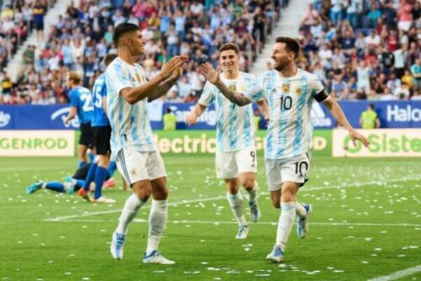 メッシが代表初の1試合5ゴール アルゼンチンはエストニアに大勝 22年6月6日 エキサイトニュース