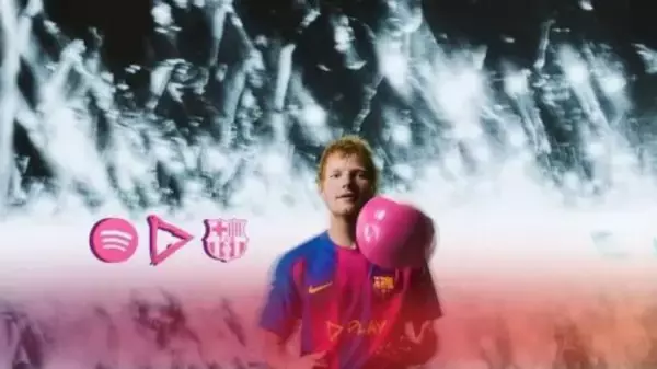 バルサが世界的歌手エド・シーランとコラボ！…“宿敵”レアルとのエル・クラシコで限定ユニ着用へ