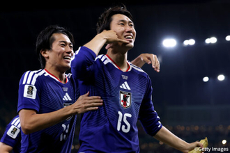 完璧な崩しから鎌田大地が2戦連発！ 日本代表ではW杯史上最速ゴール、稲本潤一以来の2戦連発