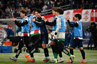 ブラジル撃破に繋がる豪快ヘッド、18番で2戦連発の上田綺世「意味あるゴール」、W杯へ「目標は優勝」