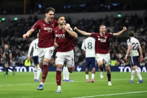 トッテナム、後半ATの痛恨失点で降格圏ウェストハムに敗北…今季ワーストタイの公式戦5戦未勝利