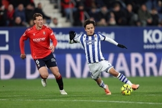 代表帰りで途中出場の久保建英、現地メディアから及第点「質の高いプレーを何度も披露」