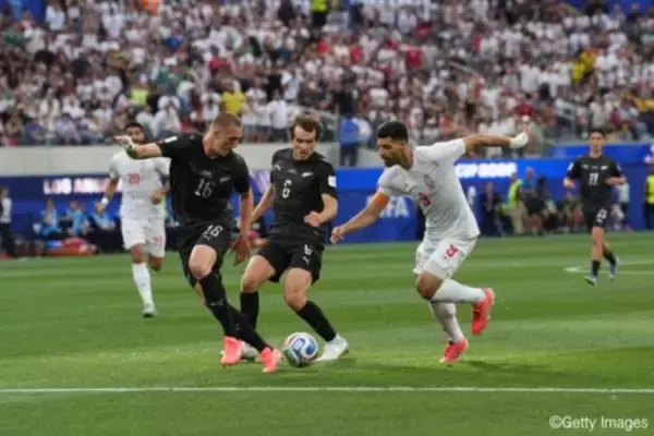 イランが2度追い付きドロー、アジア勢の無敗続く…ニュージーランドのW杯初勝利はお預けに