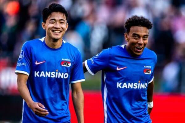 菅原由勢が今季エールディヴィジ初得点 Azがユトレヒトを下す 前田直輝も先発出場 22年10月10日 エキサイトニュース