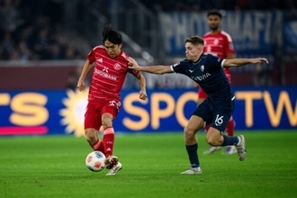 MF田中聡、太もも負傷で戦線離脱が決定…ドイツ2部残留を目指すデュッセルドルフに大きな痛手