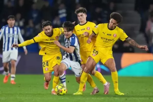 久保建英がフル出場のレアル・ソシエダ、ジローナに逆転負けでリーグ戦3連敗