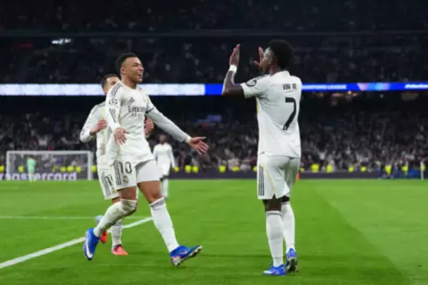 レアル、“攻撃陣爆発”のゴールラッシュ披露！　エンバペの2ゴールなどでモナコを6発粉砕