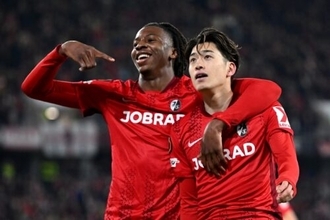 鈴木唯人が1ゴール1アシストの活躍！…フライブルク、伊東純也途中出場のゲンクに大勝でクラブ初のEL8強に進出！