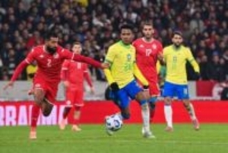 18歳エステヴァンが2戦連発も…ブラジル代表、チュニジア代表とドローで連勝ならず