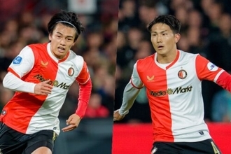 上田綺世と渡辺剛は揃ってフル出場…フェイエノールトは後半ATの失点で開幕6連勝を逃す