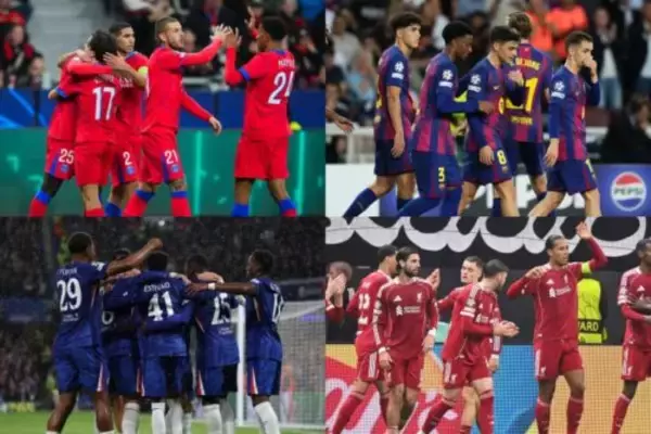 CL第3節は史上最多の71得点が記録！　イングランド勢だけで19得点生まれる