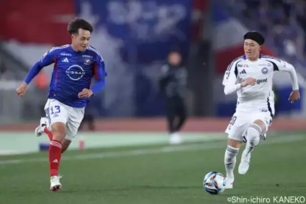 「J1に戻ってくるためやってきたんだ」“個人昇格”果たした井上太聖が上々の横浜FMデビュー「自分の特長は出せた」