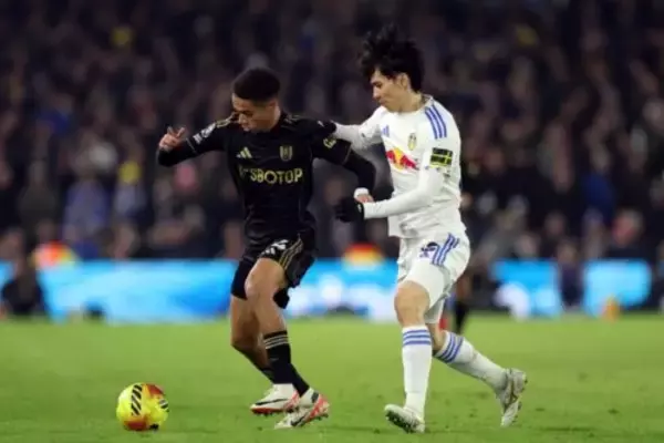 終盤途中出場の田中碧が決勝弾の起点に！　リーズが後半ATの劇的弾でフルアム撃破、プレミア5戦ぶり白星