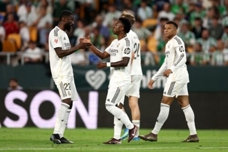 レアル、終了間際に痛恨の被弾でベティスとドロー…エンバペは負傷交代