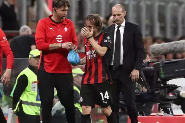 ミランに痛手…ユーヴェ戦負傷交代のモドリッチは左頬骨の骨折