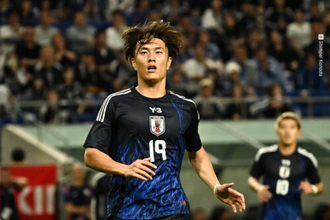 衝撃ミドル弾の小川航基、最速で日本代表10ゴール到達！ 釜本邦茂氏を超える