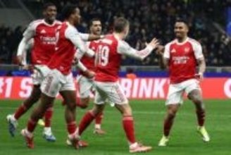 アーセナル、怒涛の7戦全勝で16強ストレートイン決定！　ジェズス2発にギェケレシュ弾でインテル撃破