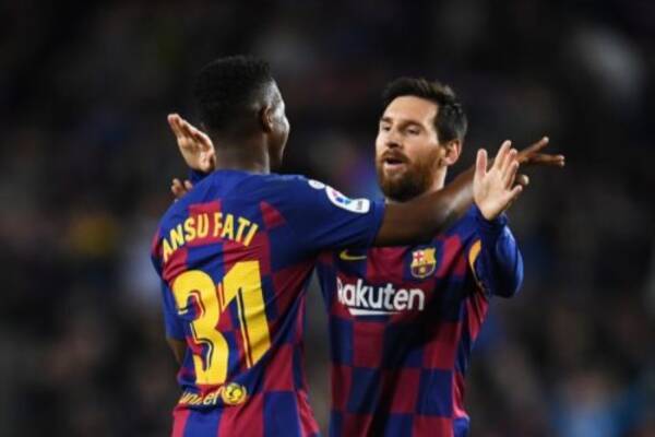 バルサ ホームでレバンテ下す ファティがリーガ史上最年少で1試合2得点を記録 年2月3日 エキサイトニュース