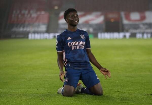 アーセナル 敵地でサウサンプトンに逆転勝利 サカが全得点に絡む大活躍 21年1月27日 エキサイトニュース