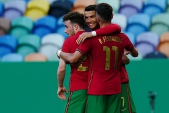 ポルトガル、イスラエルに4発快勝！　EURO前最後の試合を白星で飾る
