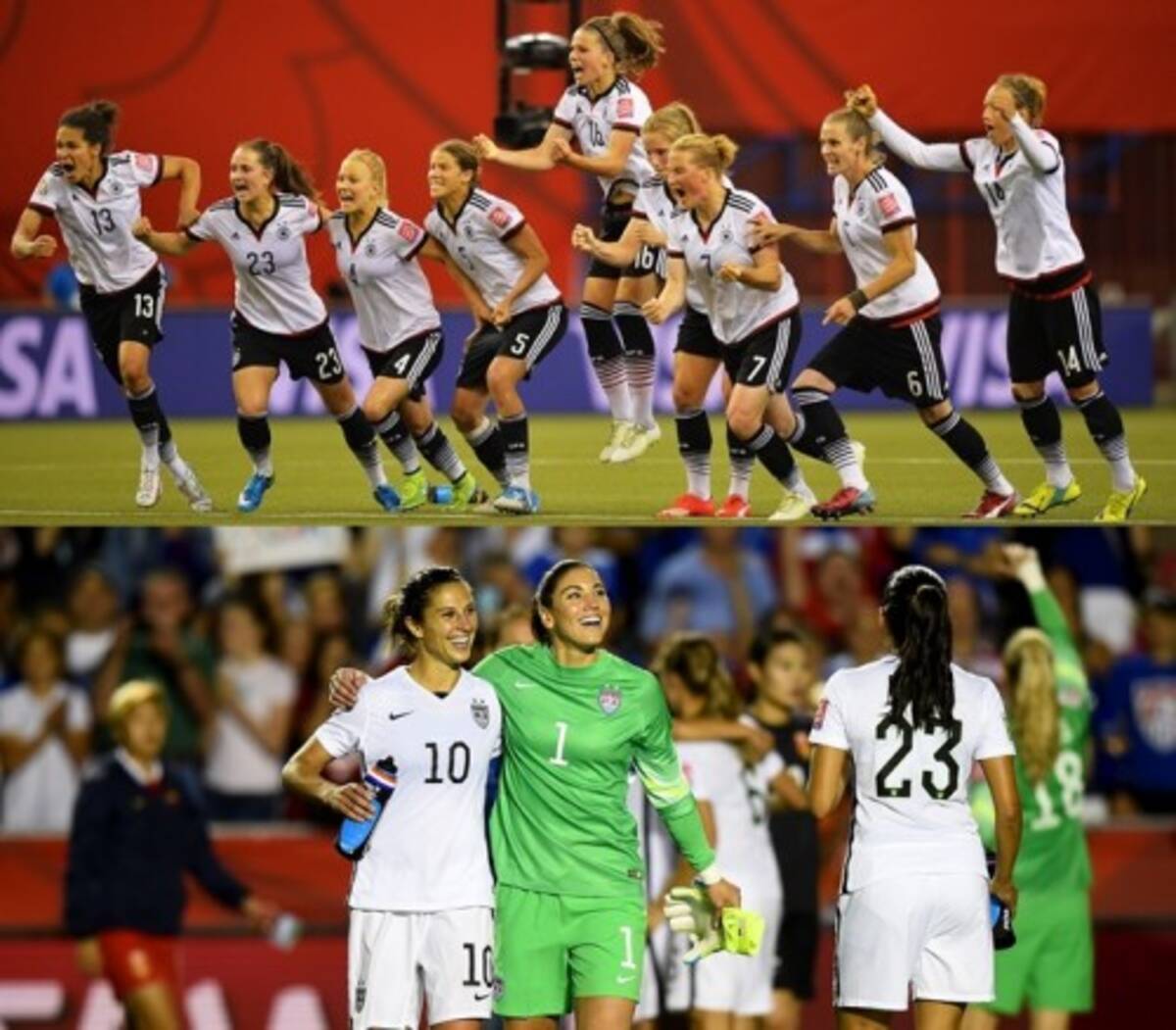 激戦を制したドイツとアメリカが準決勝進出 強豪フランスが敗退 女子w杯準々決勝 15年6月27日 エキサイトニュース