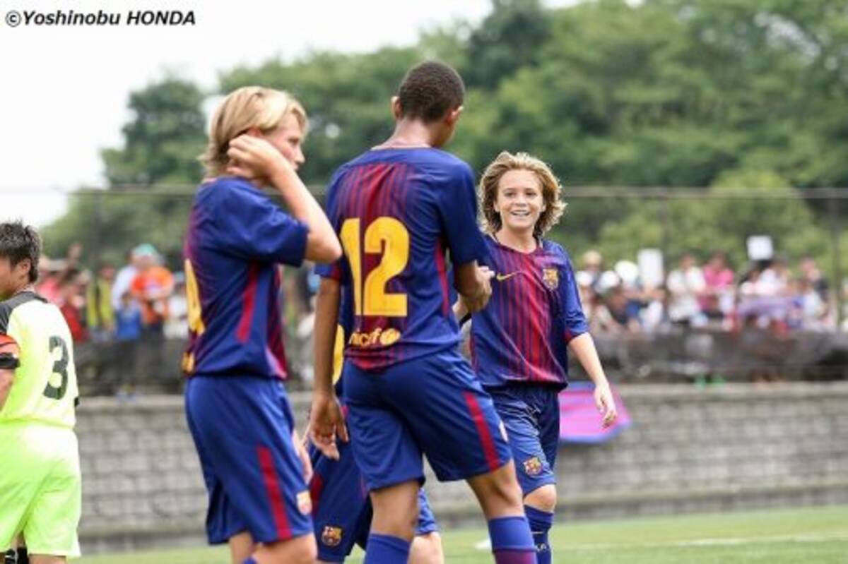 バルサが3連勝でグループ突破 アーセナルは敗退 U 12ジュニアチャレンジ17 17年8月26日 エキサイトニュース