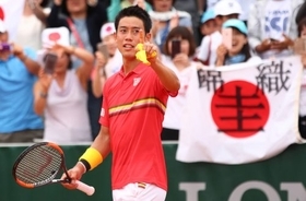 テニス界からエール…錦織圭、初戦近づく日本代表に「応援してます！」