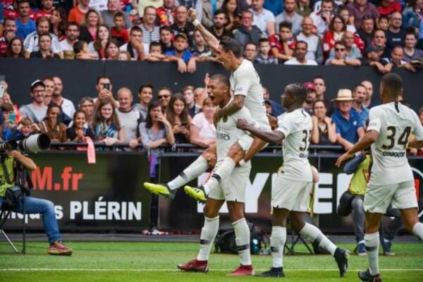 W杯後初出場のムバッペが2ゴール Psg 敵地で開幕2連勝飾る 18年8月19日 エキサイトニュース