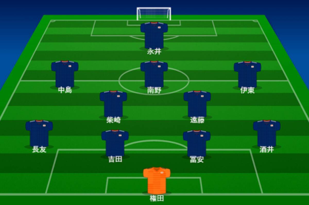 日本代表 モンゴル戦のスタメンを発表 最前線には永井謙佑を起用 19年10月10日 エキサイトニュース