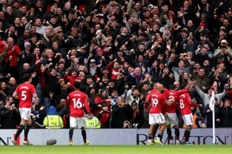 マンU、CL出場権を懸けた直接対決を制す…“役者”B・フェルナンデスが2G演出でアストン・ヴィラ撃破