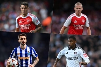 アーセナルが4選手をレンタルで放出…キヴィオルはポルト、ジンチェンコはフォレストへ