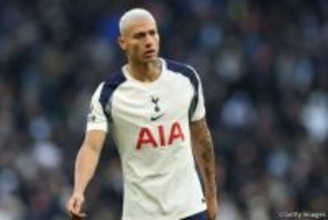 巻き返し図るトッテナムに痛手…リチャーリソンが7週間の負傷離脱に