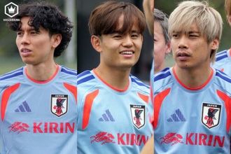 田中碧、久保建英、伊東純也らが合流！　日本代表、アイスランド戦に臨むメンバー26名が集合…今日から非公開で本格調整開始