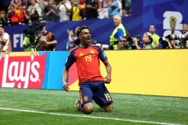 18歳のスペイン代表FWラミン・ヤマルがW杯初先発で初ゴール！　チームにとっては今大会第一号
