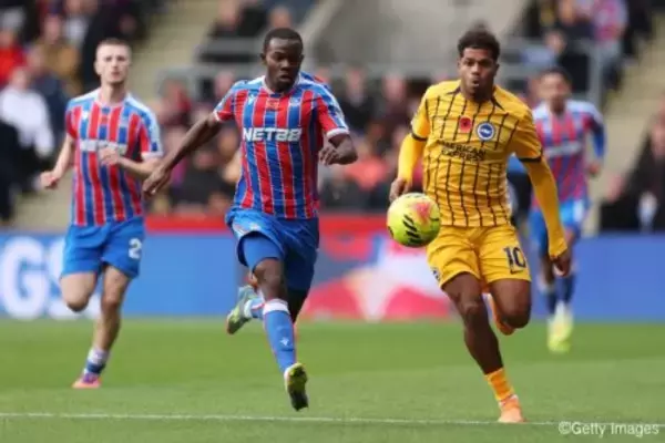 パレスとブライトン互いに譲らずドロー…鎌田大地は先発も三笘薫が欠場で“日本人対決”実現せず