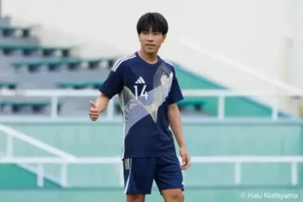 全日本大学選抜の10番が横浜FMへ！　東洋大FW高橋輝が27年1月加入内定「幼い頃、Jリーグの試合を観戦し…」