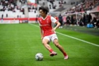 中村敬斗のシュートが勝ち越し弾に繋がる！　スタッド・ランスの逆転勝利に貢献