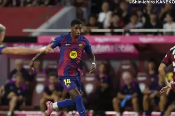 神戸戦でバルサデビューのラッシュフォード「本当に楽しめる試合だった」