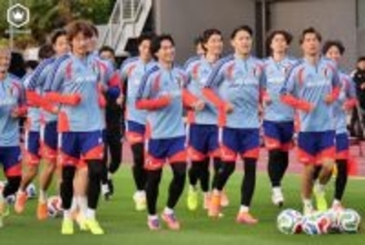 日本代表、冒頭15分のみ公開で2日後のボリビア戦へ調整…15日から練習合流の鎌田大地も軽快な動き