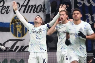 インテルがセリエA首位で2026年へ！　ラウタロ弾でアタランタにウノゼロ