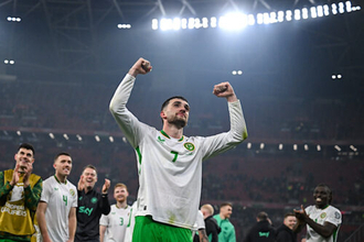 アイルランドに“英雄”が誕生！　劇的PO進出に貢献したハット達成の23歳FW「人生でこれ以上素晴らしい夜はない」