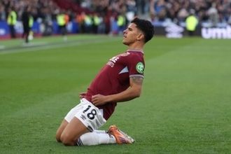 今季プレミアリーグ最速弾がすぐさま更新！　ウェストハムMFが30秒で先制弾