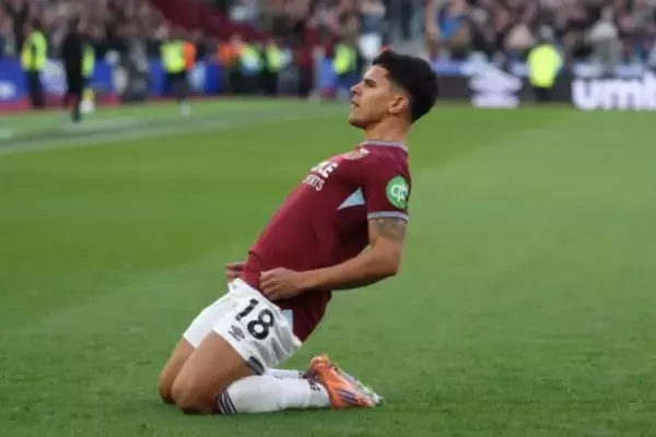 今季プレミアリーグ最速弾がすぐさま更新！　ウェストハムMFが30秒で先制弾