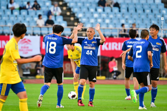 『FUTURE LEGACY MATCH in MIYAGI 2026』日本代表OB・OGが躍動！　小野伸二が1得点1アシスト＆駒野友一が会場沸かすPK弾