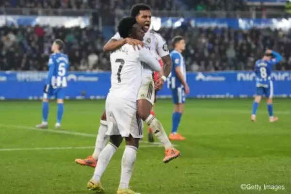 レアルが公式戦3試合ぶりの白星！…ロドリゴの“2戦連発弾”でアラベスとの接戦制す