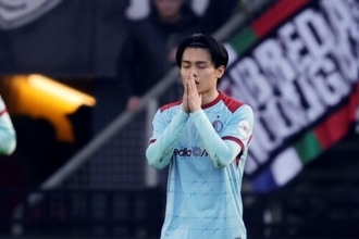 上田綺世が2ゴール！　フェイエノールト、先制するもNACブレダとドロー…渡辺剛はフル出場